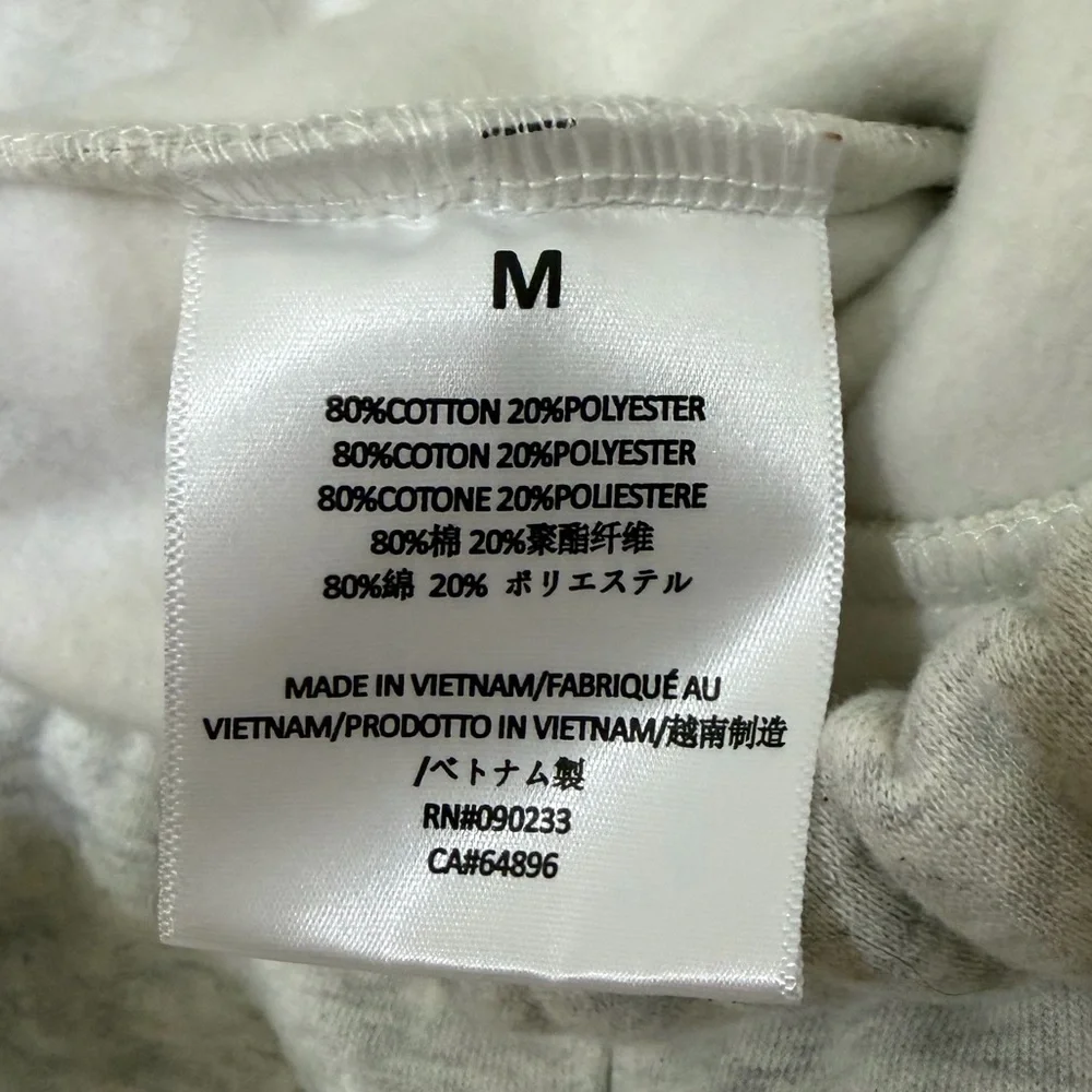 Fear of God ESSENTIALS Light Heather Grey Fleece Sweatpants NWOT